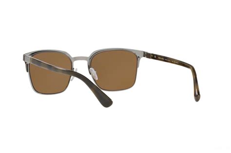 Prada PR 61SS Polarized U6C5Y1 Sunglasses in Grey